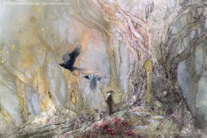 Odin - Raven-God Norse Germanic Mythology