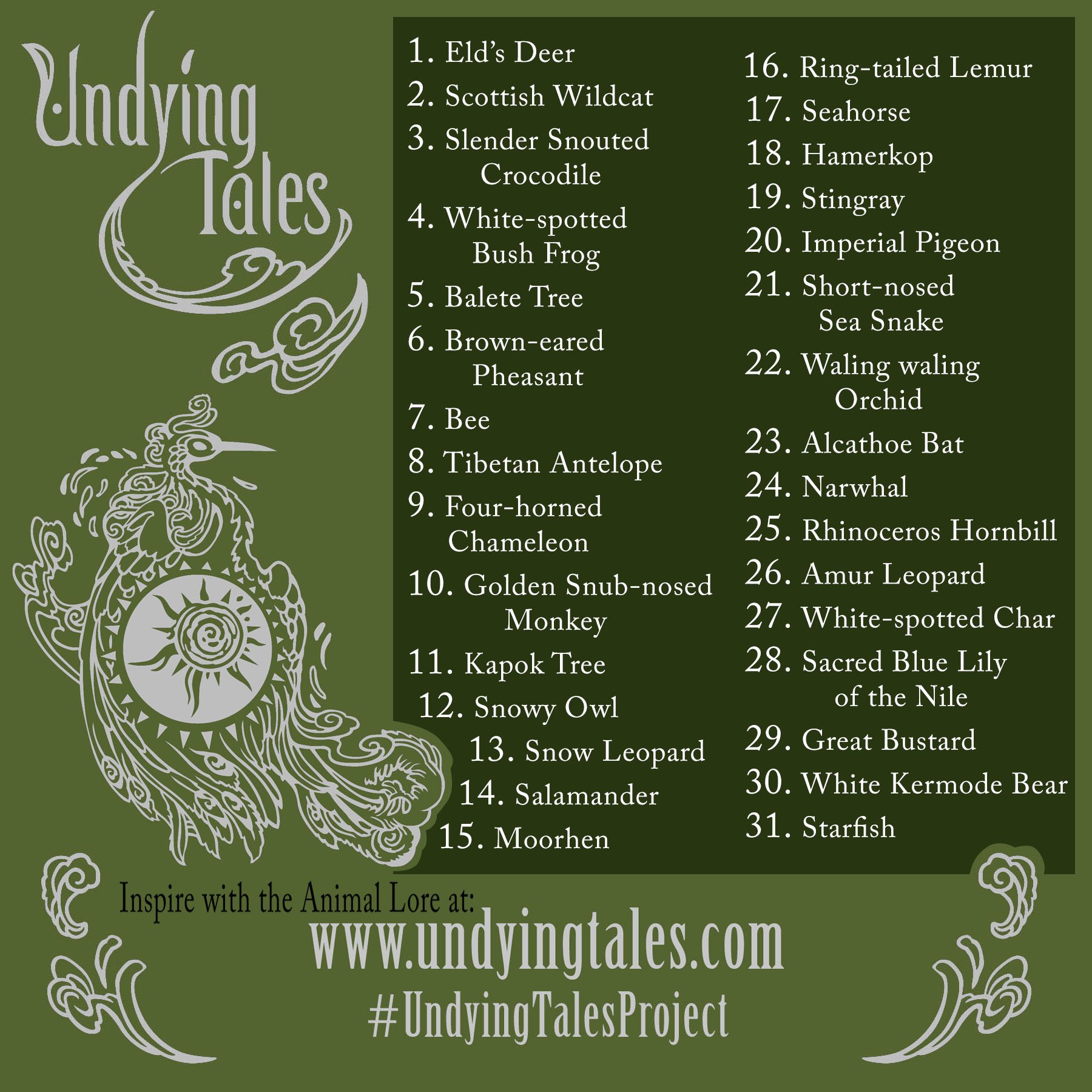 Undying Tales: Endangered Creatures & Mythology